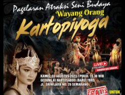 Atraksi Seni Budaya “Kartopiyoga” Semakin The Best di Gedung Baru Taman Budaya Raden Saleh Semarang