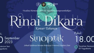 Rinai Dikara Menghadirkan Konser Tahunan dengan Tema “Sinoptik” dan Kolaborasi dengan Brawijaya University Student Choir