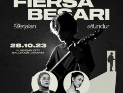 Konser “Berjalan Mundur” Fiersa Besari Jakarta Menampilkan Feby Putri dan Prinsa Mandagie