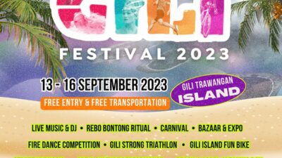 Gili Festival 2023: Budaya Mandi Bersama dan Banyak Acara Seru Lainnya di Gili Trawangan