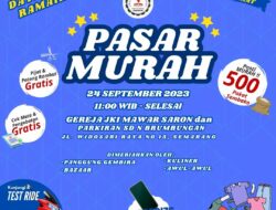 Pasar Murah JKI Mawar Saron Semarang: “Berkat Bagi Masyarakat 2023”