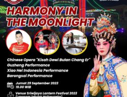 Perayaan Mooncake Festival dan Sriwijaya Lantern Festival Meriahkan Bulan Purnama