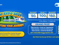 Ramaikan KAI Expo 2023 dengan tiket.com: Dapatkan Tiket Kereta Spesial dan Peluang Menangkan Grand Prize Tiket Liburan!