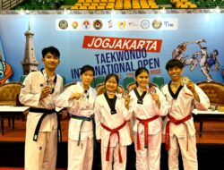 Tim Taekwondo UKDW Meraih 7 Medali di Kejuaraan Internasional