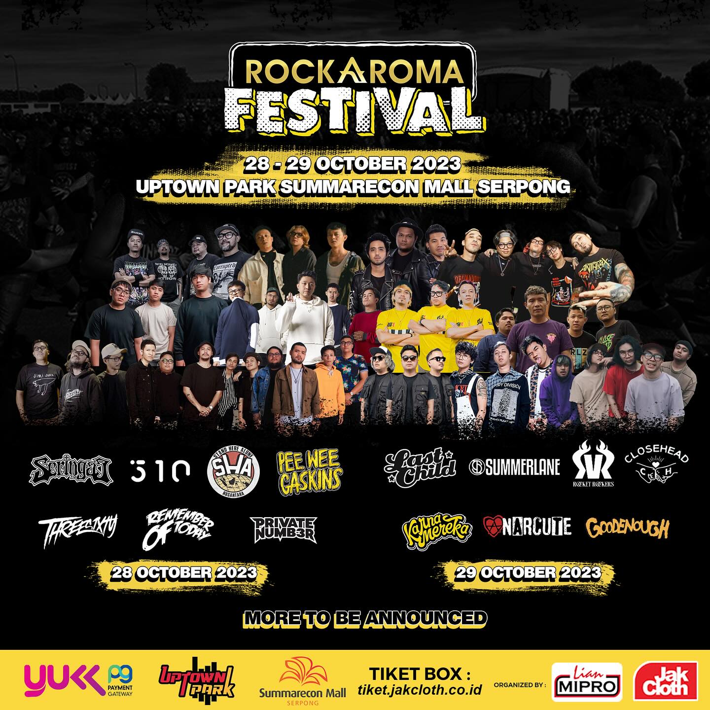 Rockaroma Festival 2023: Ajang Musik Seru di Tangerang