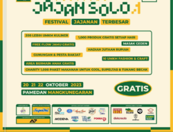 Festival Jajan Solo 2023: 1000 Jajanan Gratis di Lapangan Pamedan Mangkunegaran