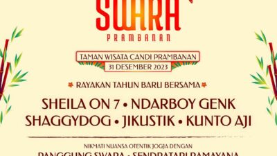 Swara Prambanan: Merayakan Tahun Baru Bersama Sheila On 7, Ndarboy Genk, Shaggydog, Jikustik, dan Kunto Aji