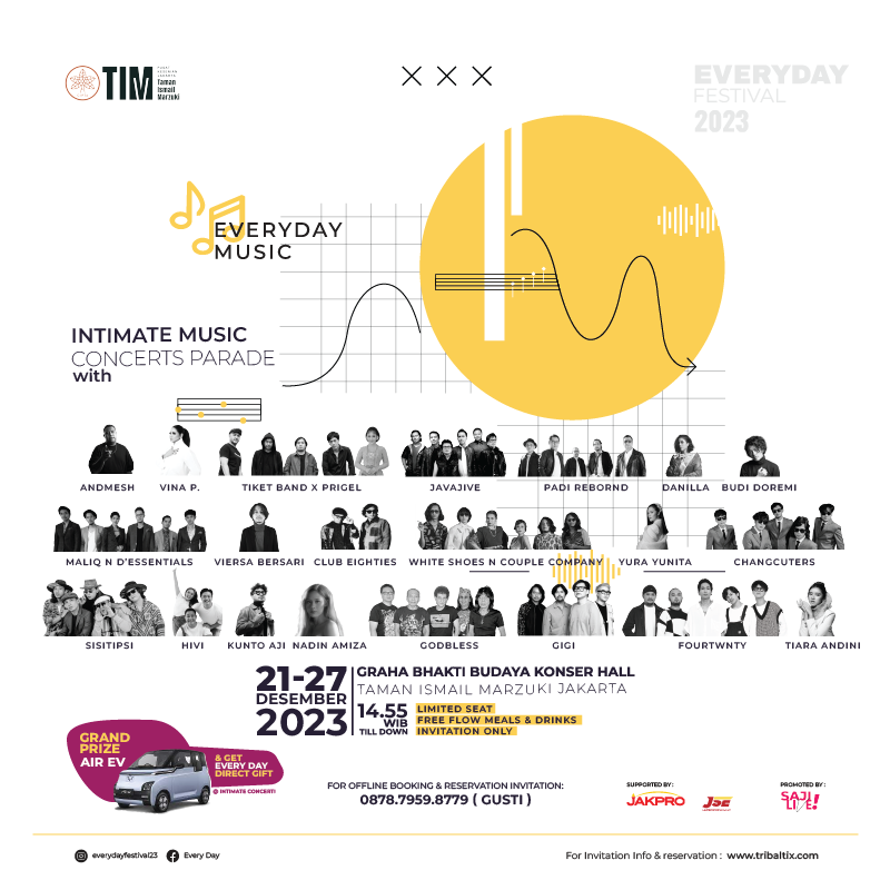 Taman Ismail Marzuki Everyday Festival 2023: Serangkaian Pertunjukan Musik yang Tak Boleh Terlewatkan – seremonia.id