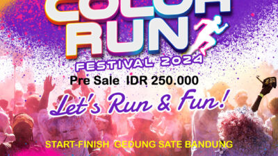 Warna-warni Keseruan Bandung Color Run Festival 2024