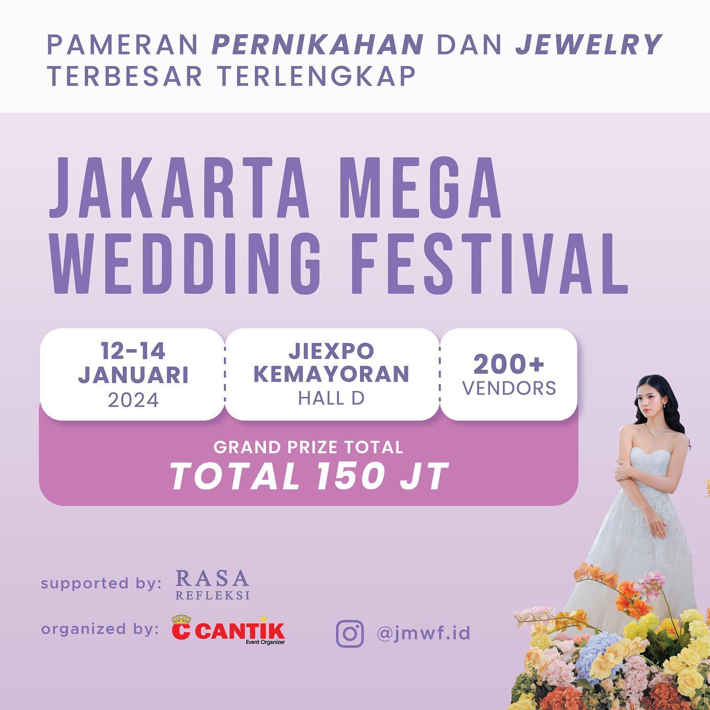 Jakarta Mega Wedding Festival 2024 Pameran Pernikahan Impian di JIExpo