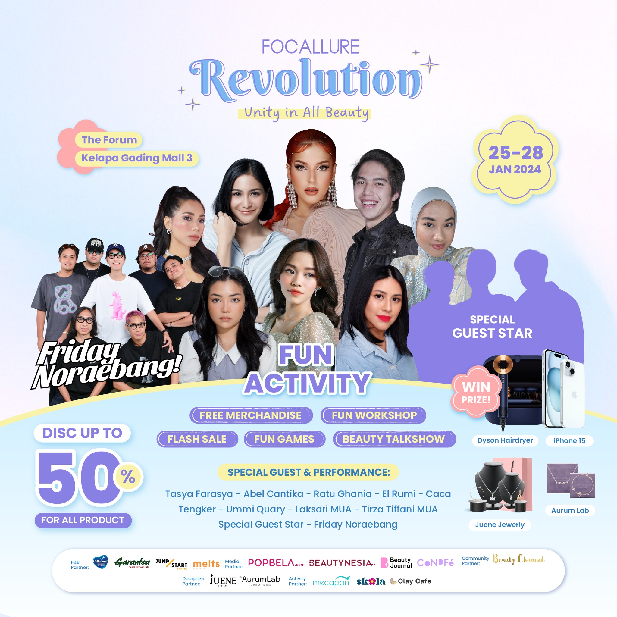 Event Kecantikan Terbesar di Jakarta: Focallure Revolution 2024