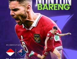 Antusiasme Tinggi Menyambut Acara Nonton Bareng Pertandingan Indonesia vs Australia di AFC Asian Cup 2023