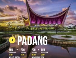 Rute Penerbangan Langsung: Padang ke Surabaya Tanpa Berhenti!
