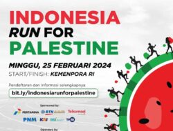 Indonesia Bergerak Bersama dalam “Indonesia Run for Palestine”