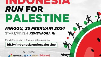 Indonesia Bergerak Bersama dalam “Indonesia Run for Palestine”