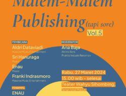 Diskusi “Malem-Malem Publishing” Vol.5: Wawasan Baru untuk Musisi Jazz Indonesia