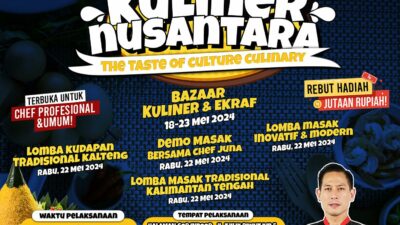 Festival Kuliner Nusantara 2024: Pesta Rasa dan Kreativitas di Kalimantan Tengah
