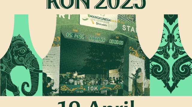 Pendaftaran Presale Mangkunegaran Run 2025 Segera Dibuka