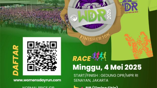 WOMEN’S DAY RUN 2025 Targetkan 6.000 Peserta, Siap Digelar di Gedung DPR/MPR RI
