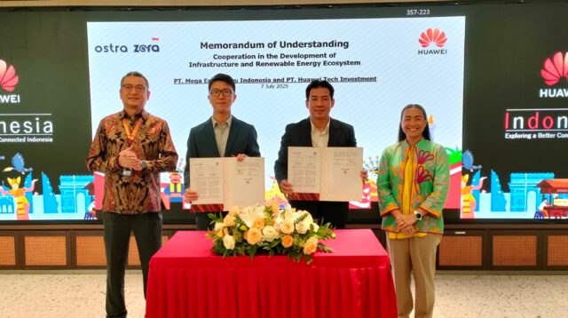 Mega Energi Biru Indonesia dan Huawei Jalin Kemitraan Strategis Dukung Transisi Energi Bersih Indonesia