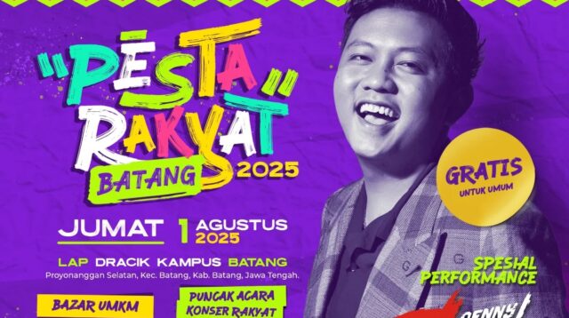 Konser Denny Caknan dan Bazar UMKM Meriahkan Pesta Rakyat Batang 2025