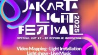 Jakarta Light Festival 2025 Meriahkan HUT ke-80 RI di Kota Tua