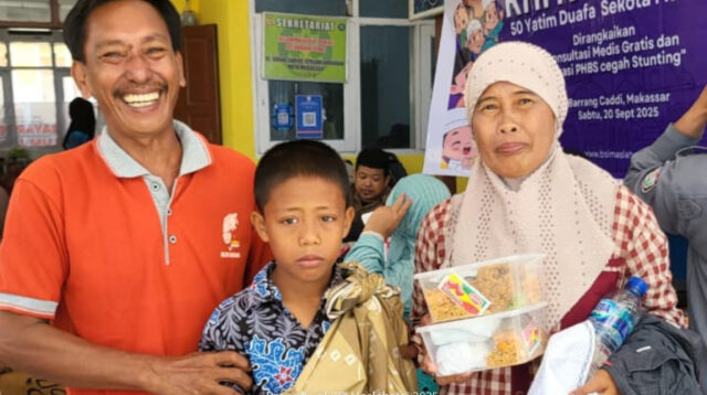 BSI Maslahat Gelar Khitanan Massal dan Layanan Kesehatan Gratis bagi Warga Pulau Barrang Caddi Makassar 
