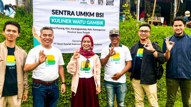 BSI Maslahat Resmikan Sentra UMKM Kuliner Watu Gambir