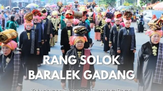 Rang Solok Baralek Gadang 2025 Digelar 11–13 September di Kota Solok