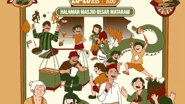 Nostalgia Jajanan dan Dolanan Tradisional di Pasar Lawas Mataram 2025