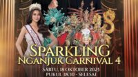 Karnaval Megah Sparkling Nganjuk Carnival 2025 Hadir dengan Lima Defile dan Pameran Ekonomi Kreatif