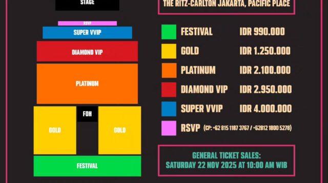 Harga Tiket Josh Groban GEMS World Tour 2026 di Jakarta