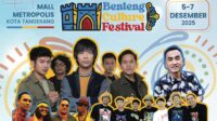 Festival Budaya Kota Tangerang 2025 Siap Meriahkan Akhir Tahun, D’Masiv hingga Rico Ceper Ramaikan Benteng Culture Festival