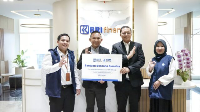 BRI Finance Tutup Tahun 2025 Dengan Salurkan Donasi Korban Bencana Alam di Sumatra melalui YBM BRILiaN