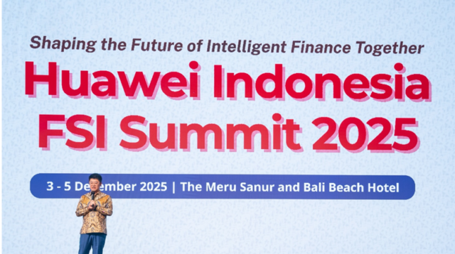 Huawei Katalisasi Industri Jasa Keuangan Indonesia untuk Mendorong Transformasi Berbasis AI