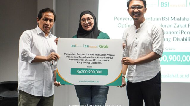 BSI Maslahat dan Grab Luncurkan Program Pemberdayaan Disabilitas Berbasis Zakat Produktif 