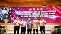 Stasiun Gambir Raih Sertifikat Sistem Manajemen Pengamanan Kategori GOLD dari Baharkam Polri