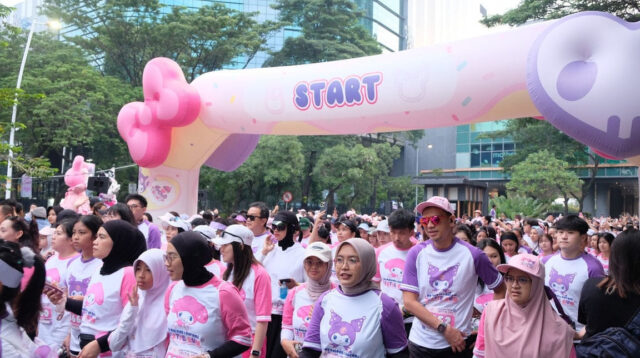 BRI Branch Office Jatinegara Region 6/Jakarta 1 Hadirkan Open Booth di Ajang My Melody and Kuromi Bestie Run 2025