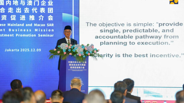 Menteri PU Dody Hanggodo Paparkan Arah Pembangunan Infrastruktur Nasional di Forum Investasi Indonesia-China