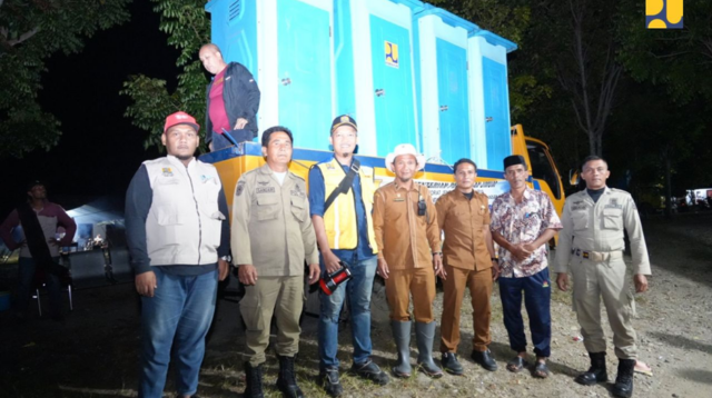 Kementerian PU Pasok Instalasi Air Bersih dan Sanitasi Layak bagi Pengungsi Bencana di Aceh
