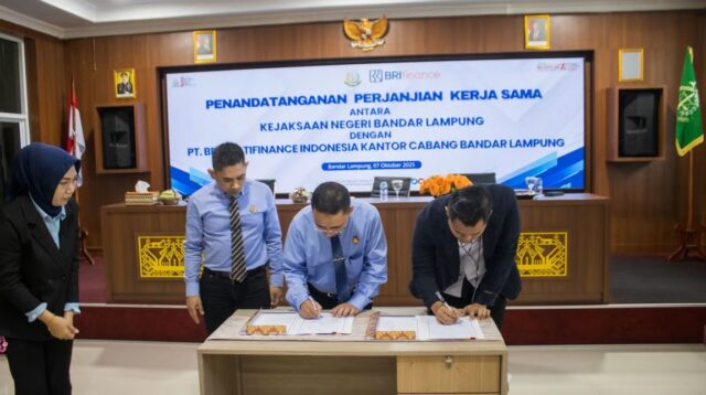 BRI Finance dan Kejaksaan Negeri Bandar Lampung Perkuat Sinergi melalui Penandatanganan Kerja Sama Hukum