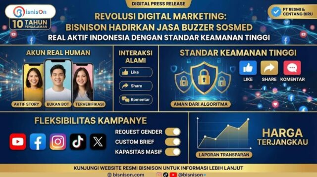 Revolusi Digital Marketing: BisnisOn Hadirkan Jasa Buzzer Sosmed Real Aktif Indonesia untuk Bangun “Trust” Publik