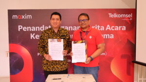 Maxim dan Telkomsel Jalin Kerja Sama Strategis untuk Tingkatkan Digitalisasi Layanan Ride Hailing