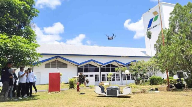 Pengujian Drone Otomatis Mendukung Pengawasan Keamanan Aset Migas