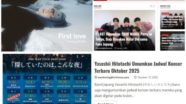 VRICreatives Luncurkan Tiga Website Budaya Jepang untuk Kuliner, Pop Culture, dan Musik J-Pop di Indonesia