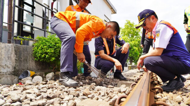 Waspada Cuaca Ekstrem, KAI Daop 7 Madiun Tingkatkan Mitigasi dan Kesiapsiagaan Prasarana