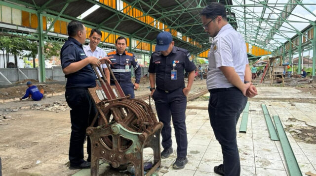 Manajemen KAI Daop 4 Semarang Lakukan Pengecekan Aset di Kudus
