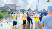 Tinjau Banjir Bekasi, Menteri PU Dody Hanggodo Pastikan Penanganan Terpadu Hulu–Hilir dan Kerahkan Pompa Mobile