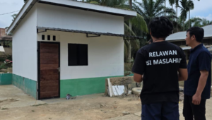 BSI Maslahat Bangun Hunian Sementara untuk Guru Ngaji Penyintas Bencana  Hidrometeorologi di Aceh 