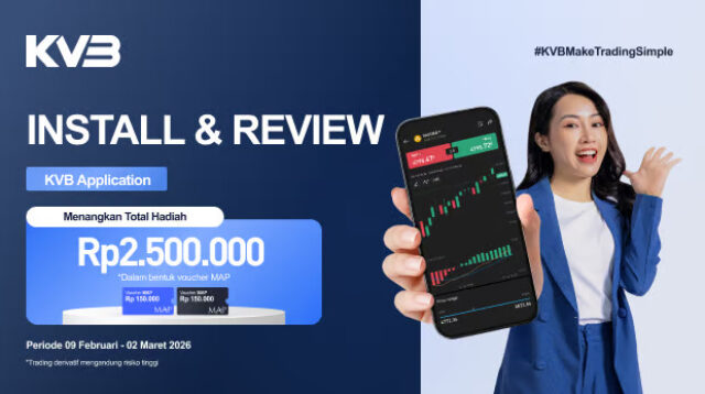 Rating & Review Aplikasi KVB Indonesia, Dapatkan Kesempatan Raih Hadiah Total 2,5 Juta